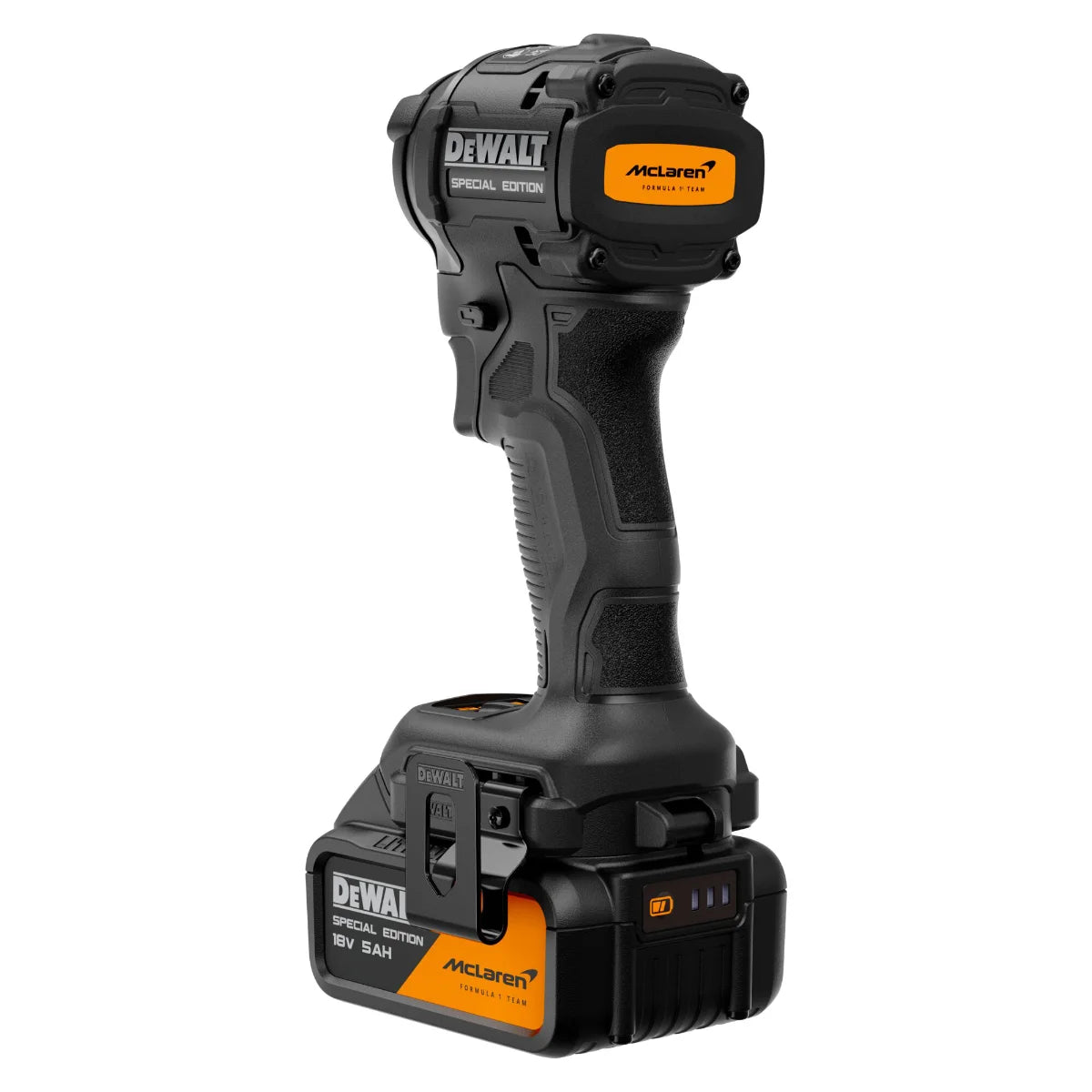 Dewalt DCF86MP2T-QW McLaren - Avvitatore ad impulsi 1/4'' 18V XR, 2 x 5Ah