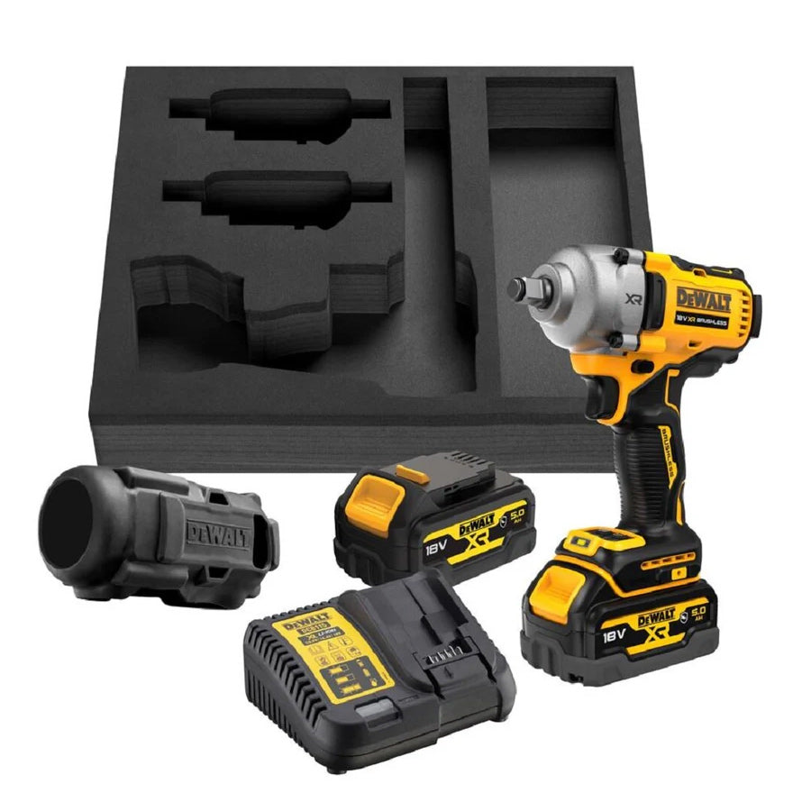 Dewalt DCF891P2G-QW - Avvitatore a impulsi da 1/2" 18V - 1084Nm - 2 x 5 Ah in termoformato