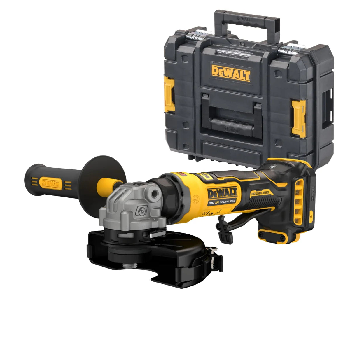 Dewalt DCG404NT-XJ - Smerigliatrice angolare compatta 125mm, a batteria 18V, solo corpo