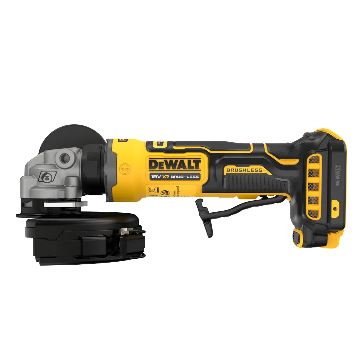 Dewalt DCG404NT-XJ - Smerigliatrice angolare compatta 125mm, a batteria 18V, solo corpo