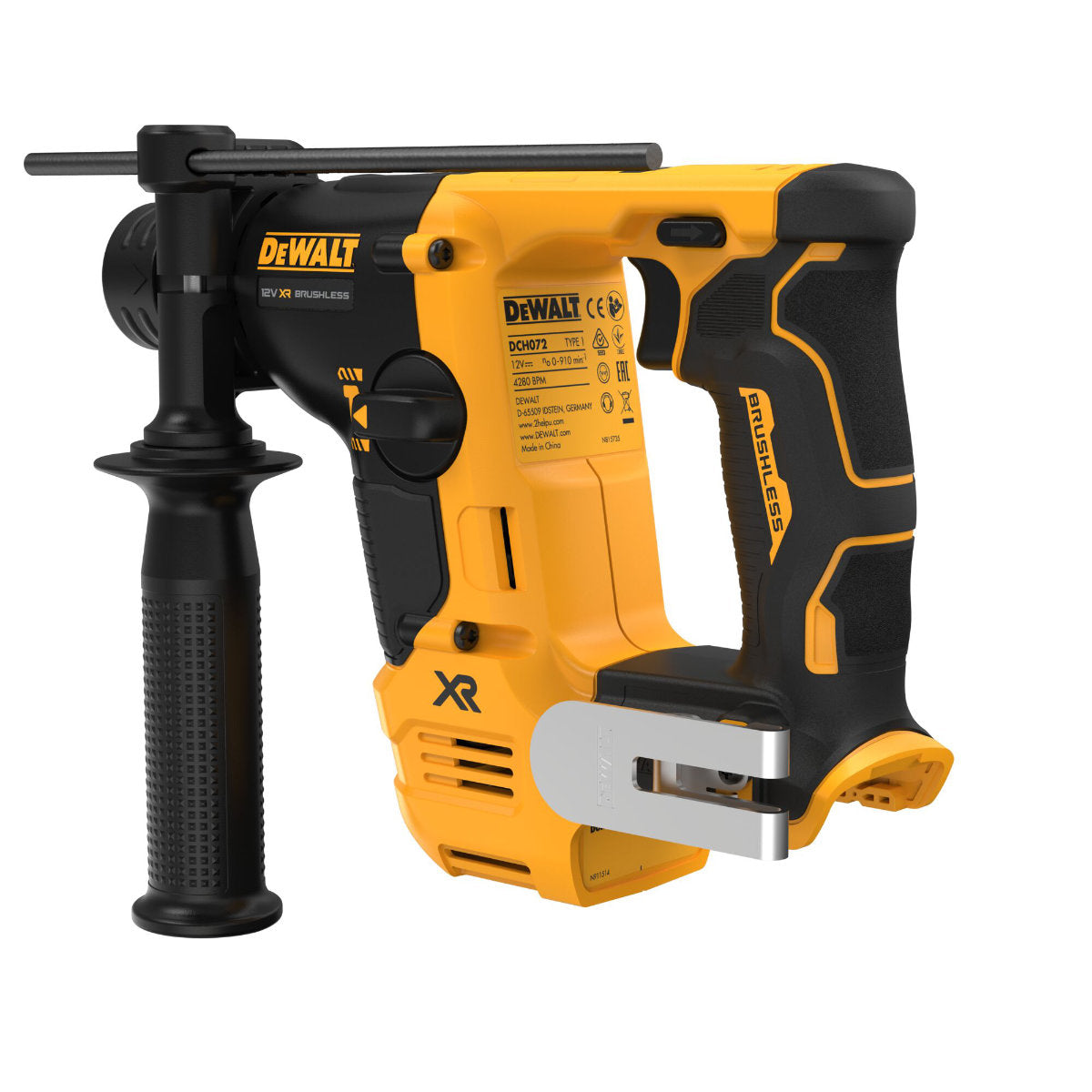 Dewalt DCH072NT-XJ - Tassellatore SDS-Plus a batteria 12V XR, solo corpo