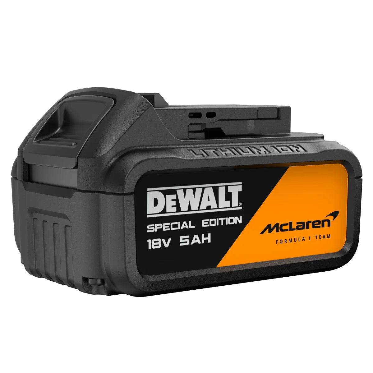 Kit Dewalt McLaren DCK2223MP2T-QW, trapano con percussione + smerigliatrice 18V, 2 x 5Ah