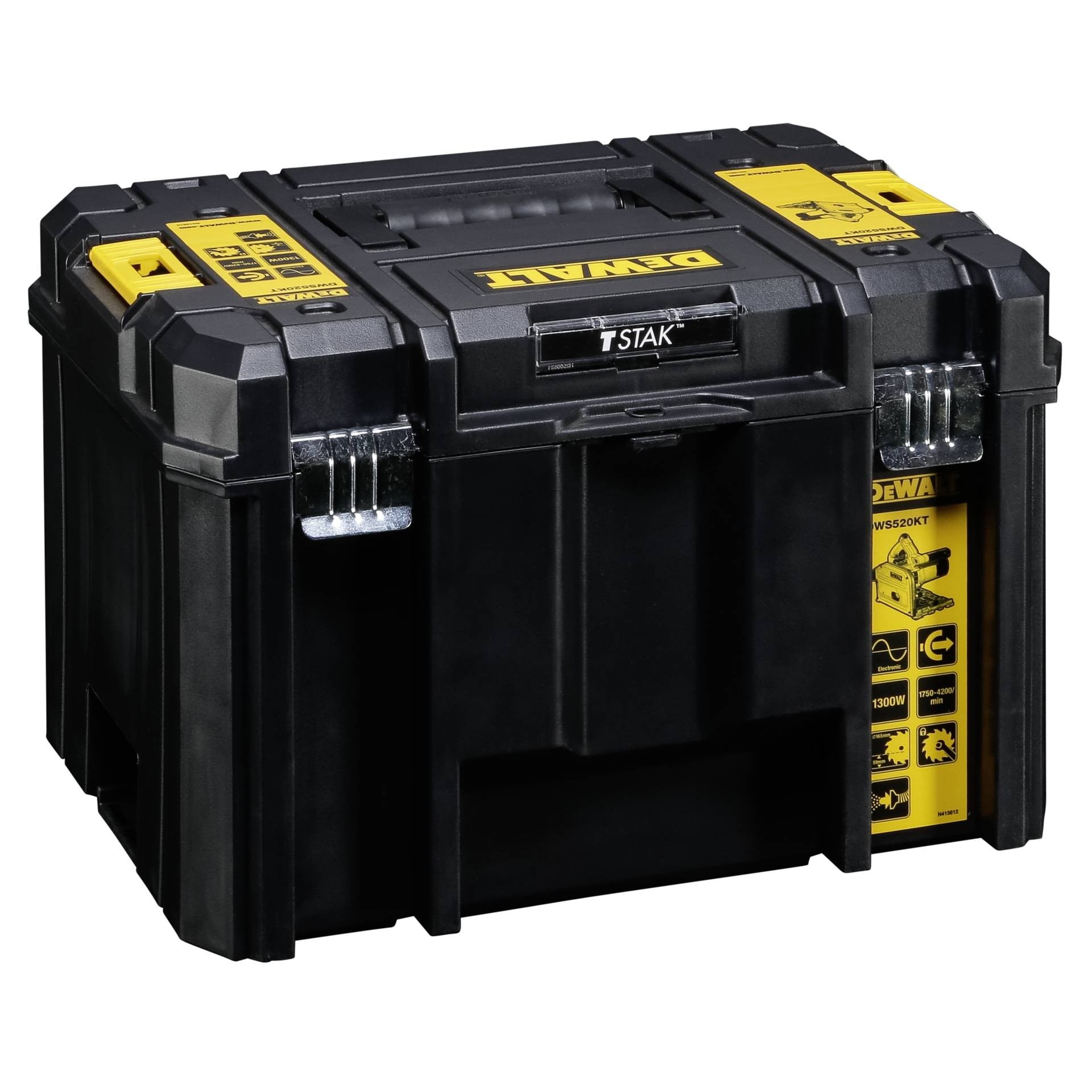 Dewalt DWS520KTR-QS - Sega da offandamento per legno con binario guida - 690W