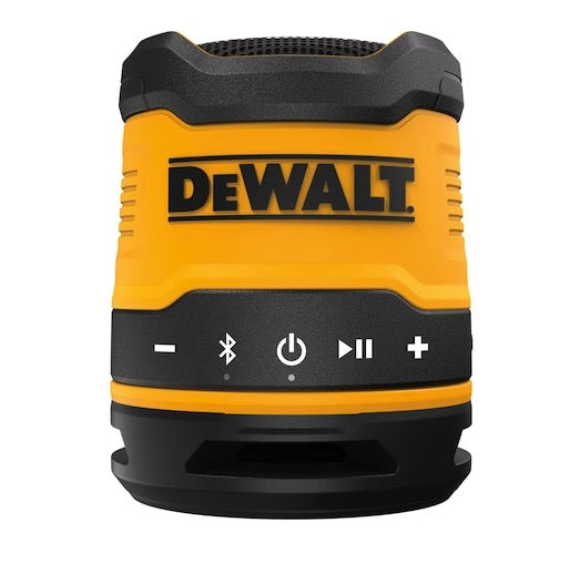 Dewalt DCR009 - Altoparlante Bluetooth, da 53 mm, potenza 5 W, porta di ricarica USB 