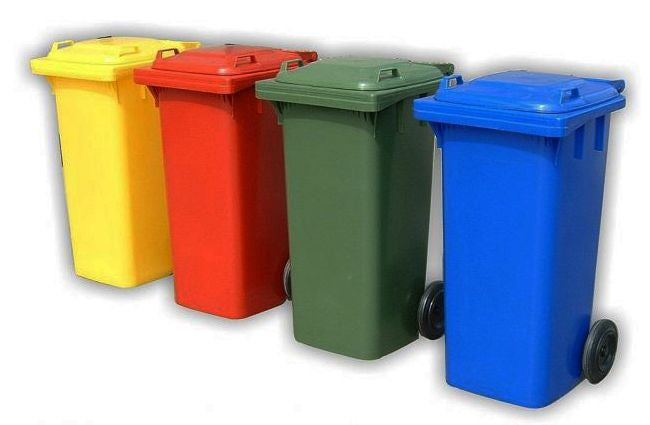 Bidone per raccolta differenziata, 120 l , COLORE A SCELTA