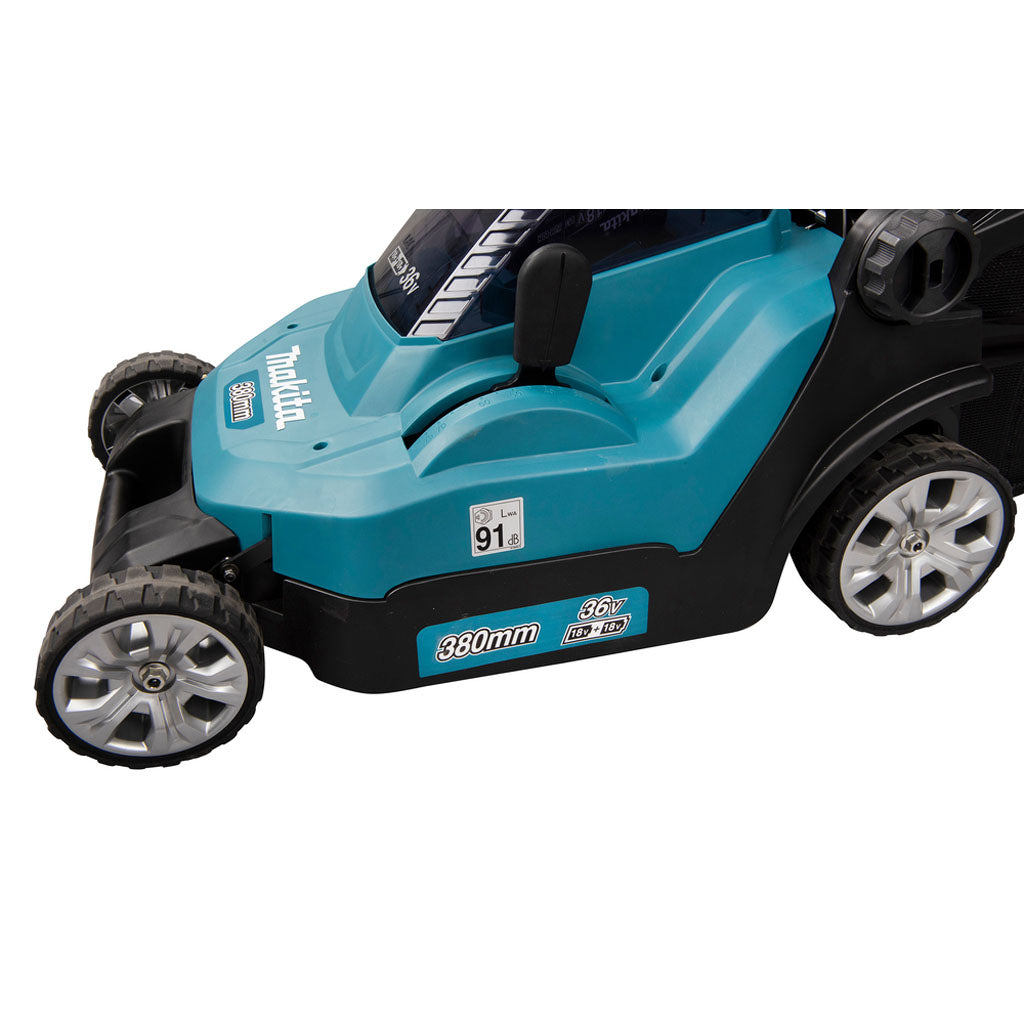 Makita DLM382Z - Rasaerba a batteria a spinta 36V (18 + 18) 38 cm - solo corpo