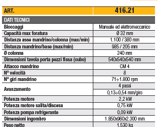 ltf 416.21 trapano radiale