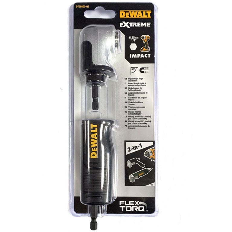 Dewalt DT20500-QZ - Portainserti ad angolo con impugnatura - attacco da 1/4" magnetico