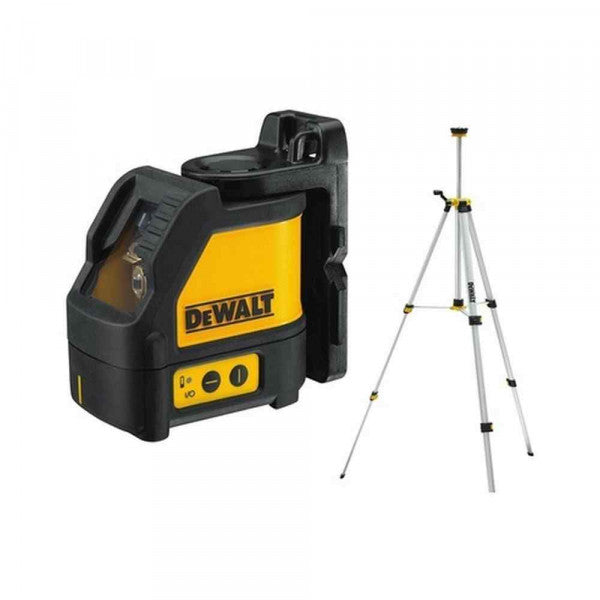 Dewalt DW088KTRI-XJ - Livella laser linea verticale e orizzontale - Raggio rosso + treppiede in alluminio