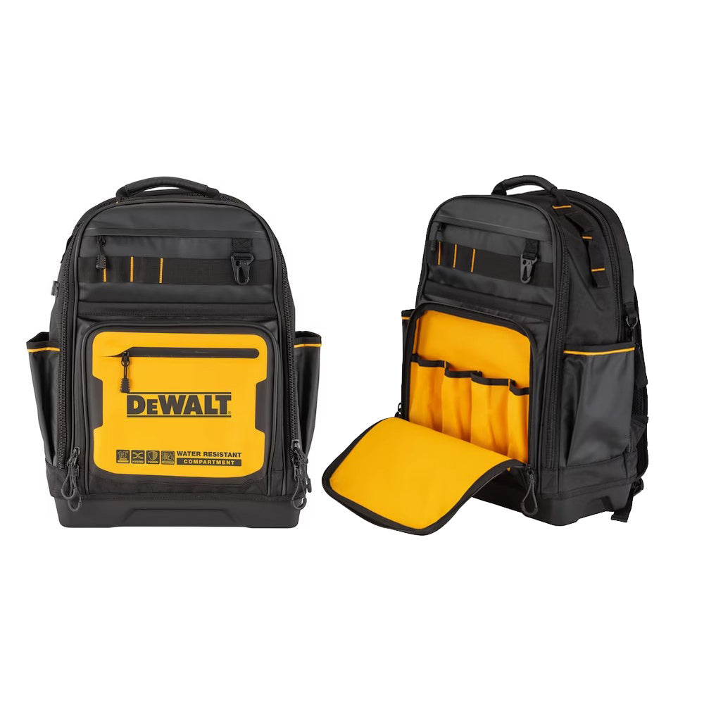 Dewalt DWST560102 - Zaino portautensili 43 tasche, scomparto resistente all'acqua IP54 e vano computer