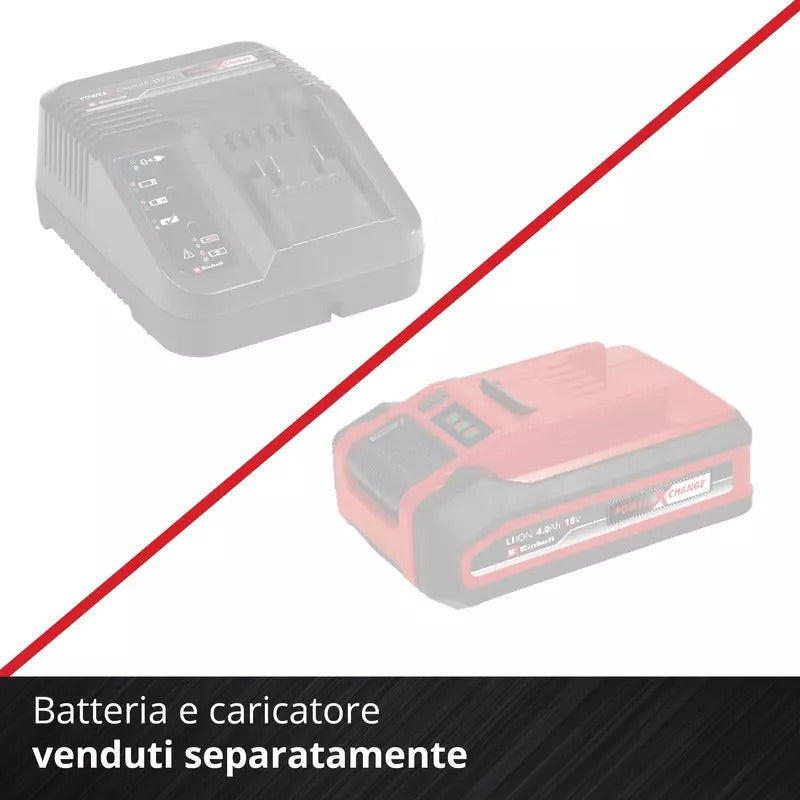 Einhell GC-LC 18/20 Li T-Solo - Svettatoio a batteria 18V solo corpo, lama 20cm
