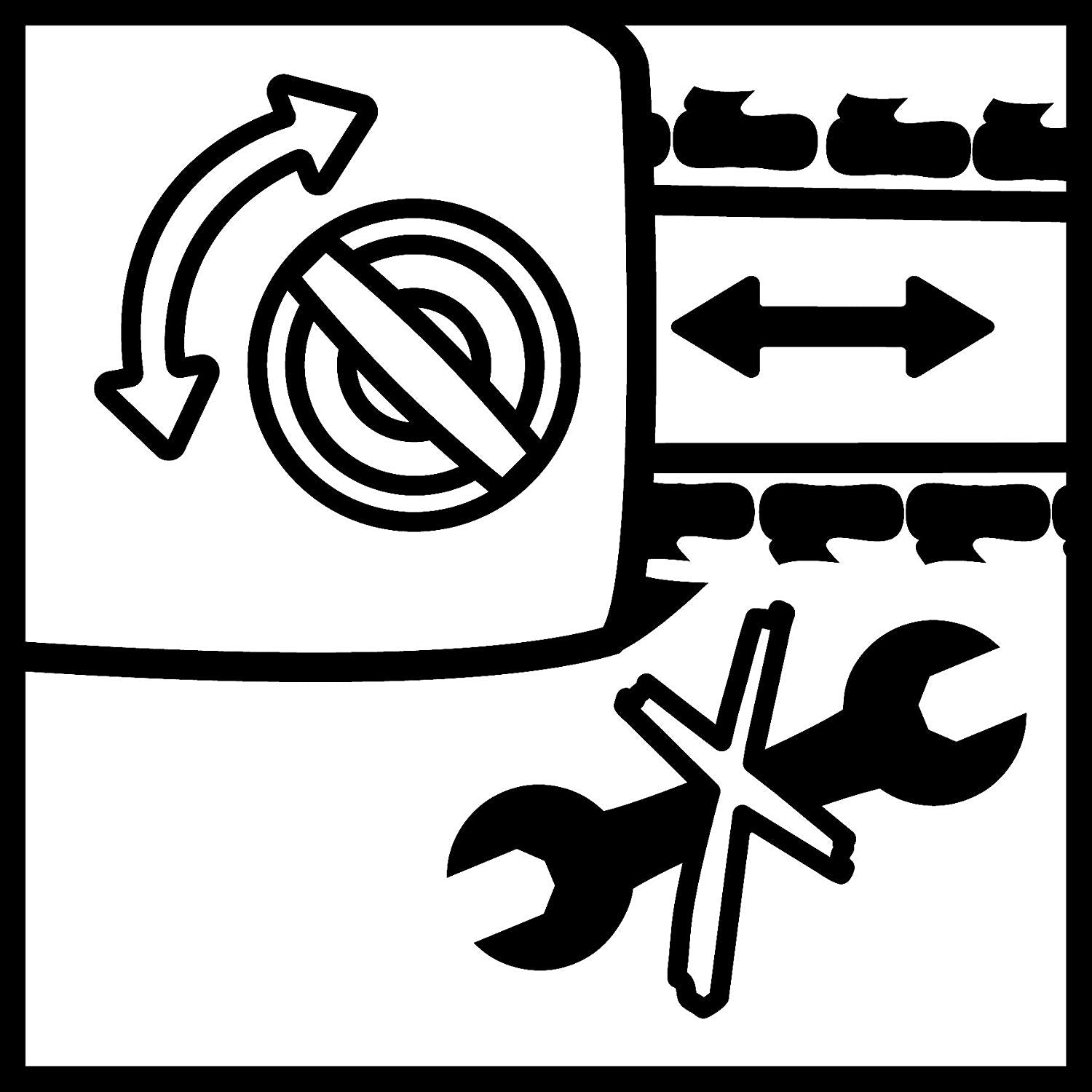 Elettrosega a batteria Einhell GE-LC 18 Li solo Sega elettrica