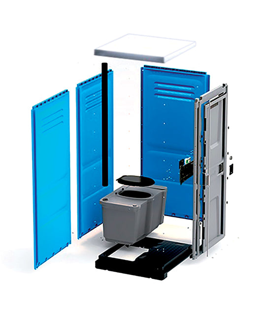 Rototec Bruxelles Light - Bagno WC chimico mobile con ricircolo