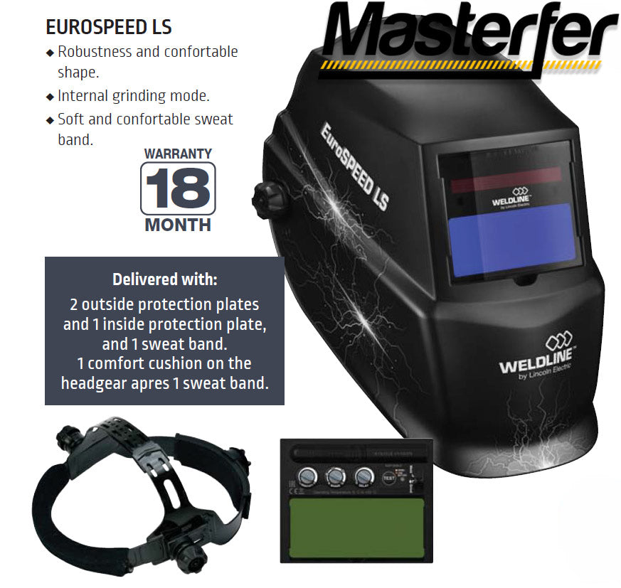 Maschera a casco per saldatura autoscurante Saf-Fro Eurospeed (DIN 9-13)
