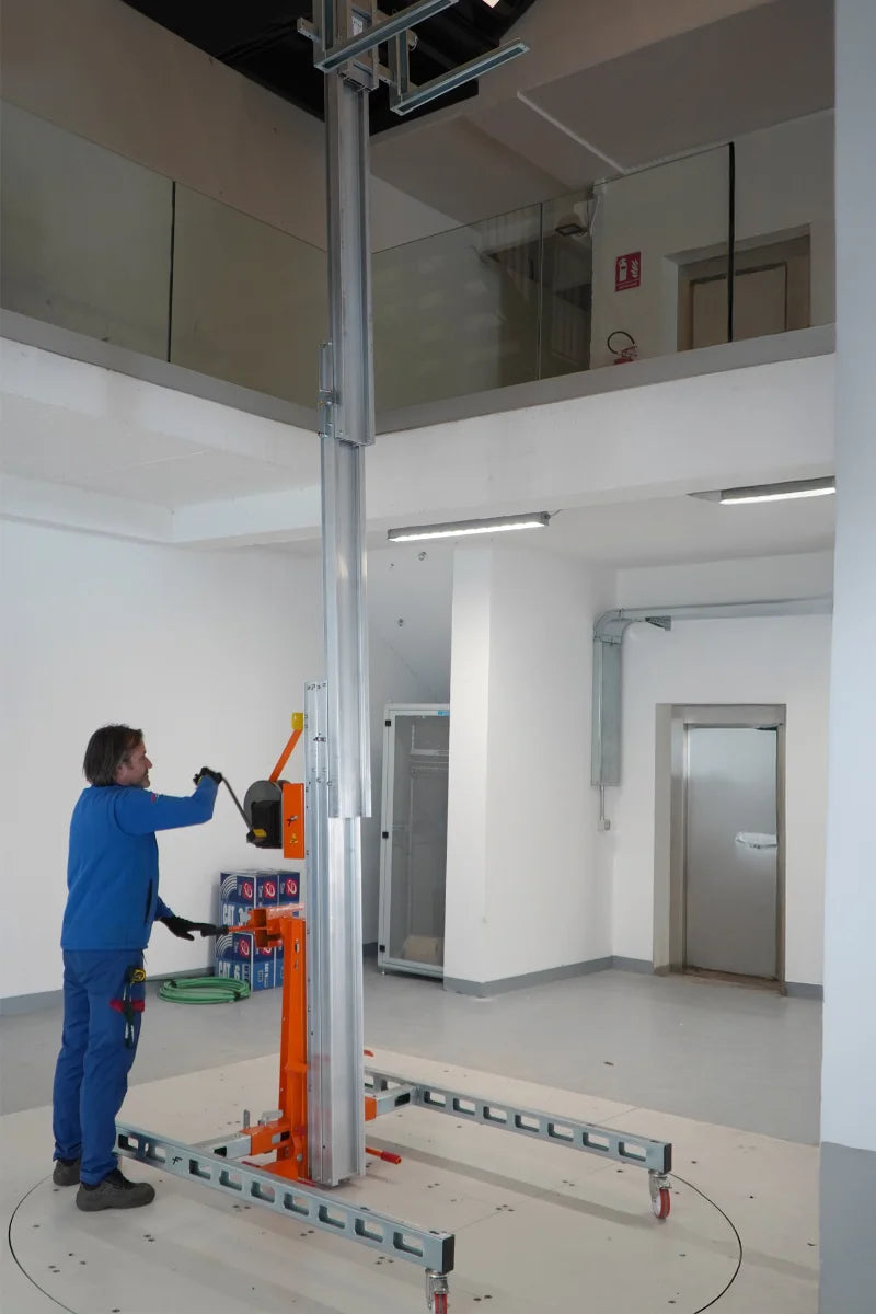Faraone HWBIG3 - Sollevatore manuale 250kg, altezza 450cm