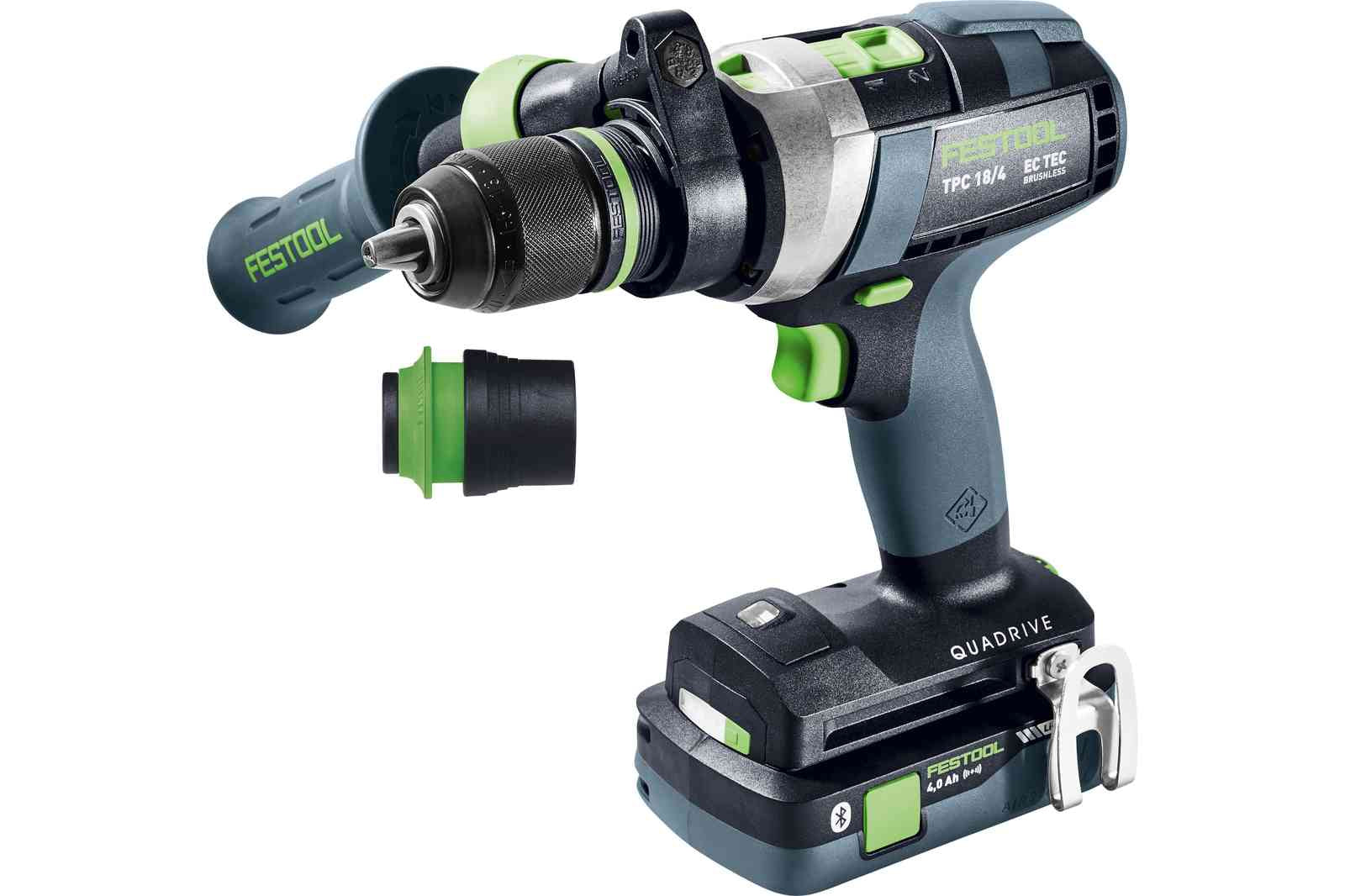 Festool TPC 18/4 5,0/4,0 I-Plus - Trapano avvitatore con percussione a batteria - doppio mandrino