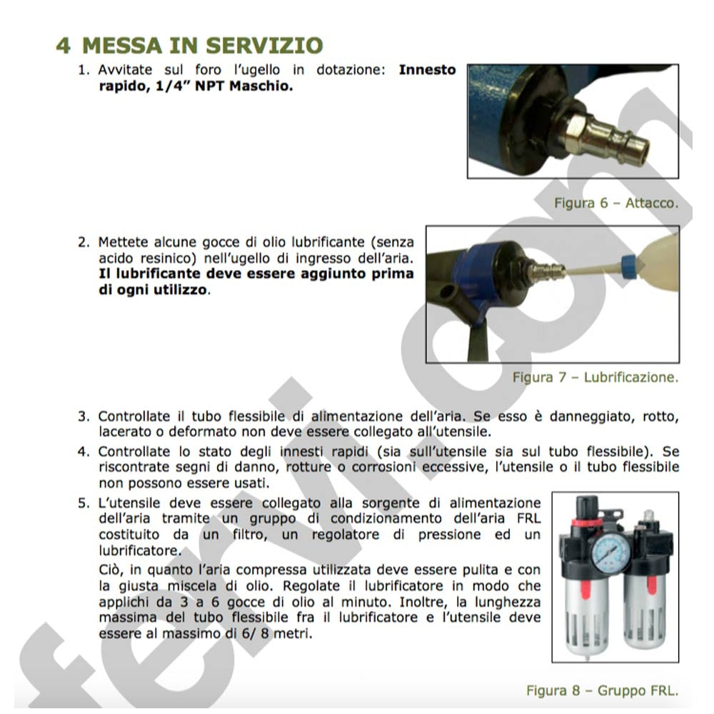 Fervi 0587 - Fissatrice pneumatica graffatrice 