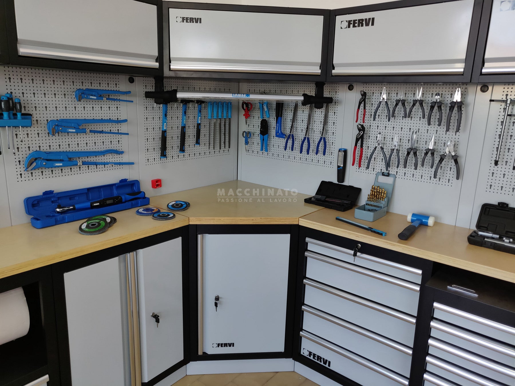 Fervi A008V - Arredamento modulare per officina