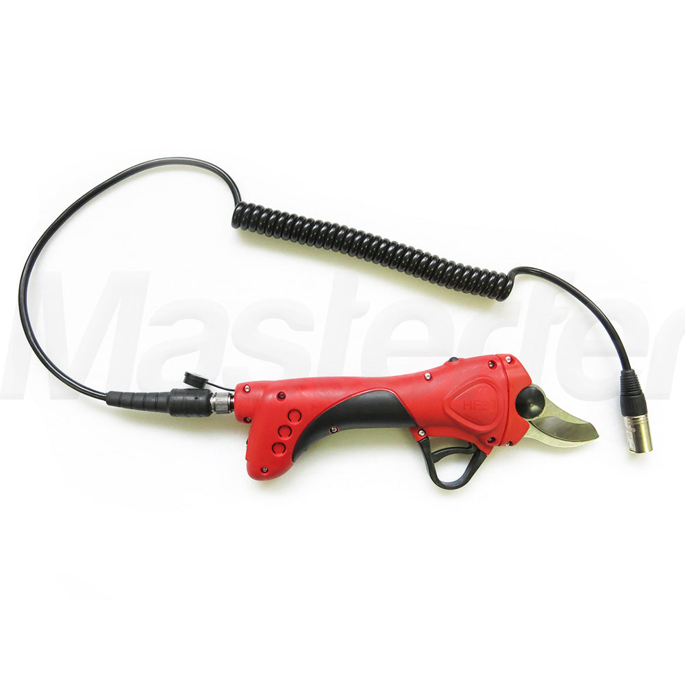 Aima HF-30 Vigna - Forbici elettriche da potatura a batteria LiPo da 5 Ah cavo spiralato