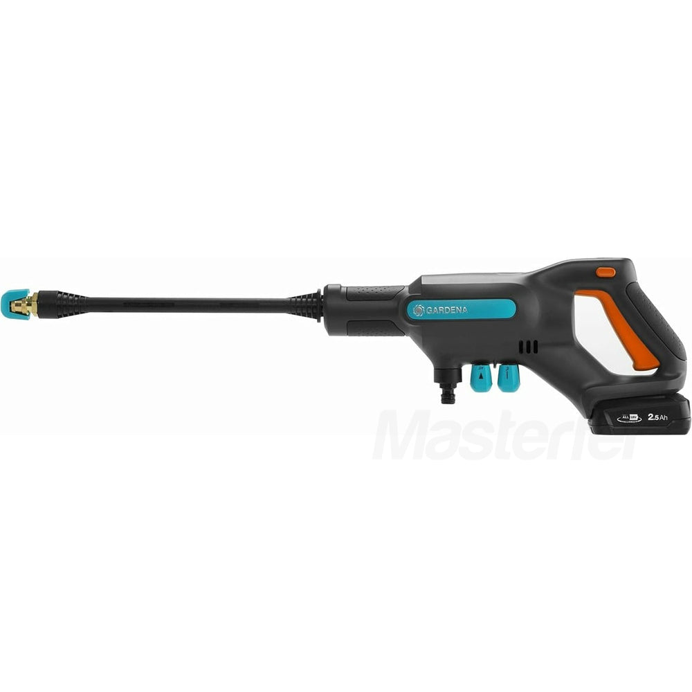 Gardena Acquaclean 28/18V P - Idropulitrice a batteria 18V vista laterale