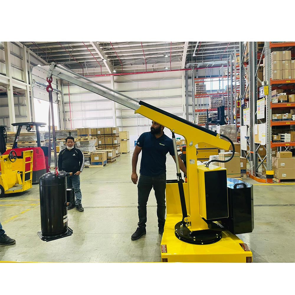 AXA FLEX G500SBR - Gru girevole a trazione elettrica con singolo sfilo e portata 500KG - con radiocomando 