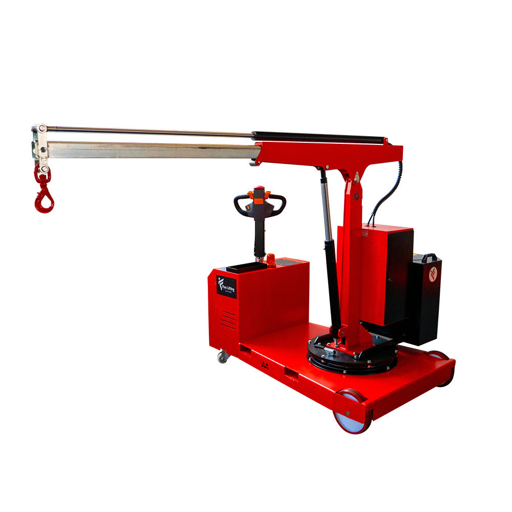 AxA FLEX G500SBL CON LEVE - Gru girevole a trazione elettrica con singolo sfilo e portata 500KG