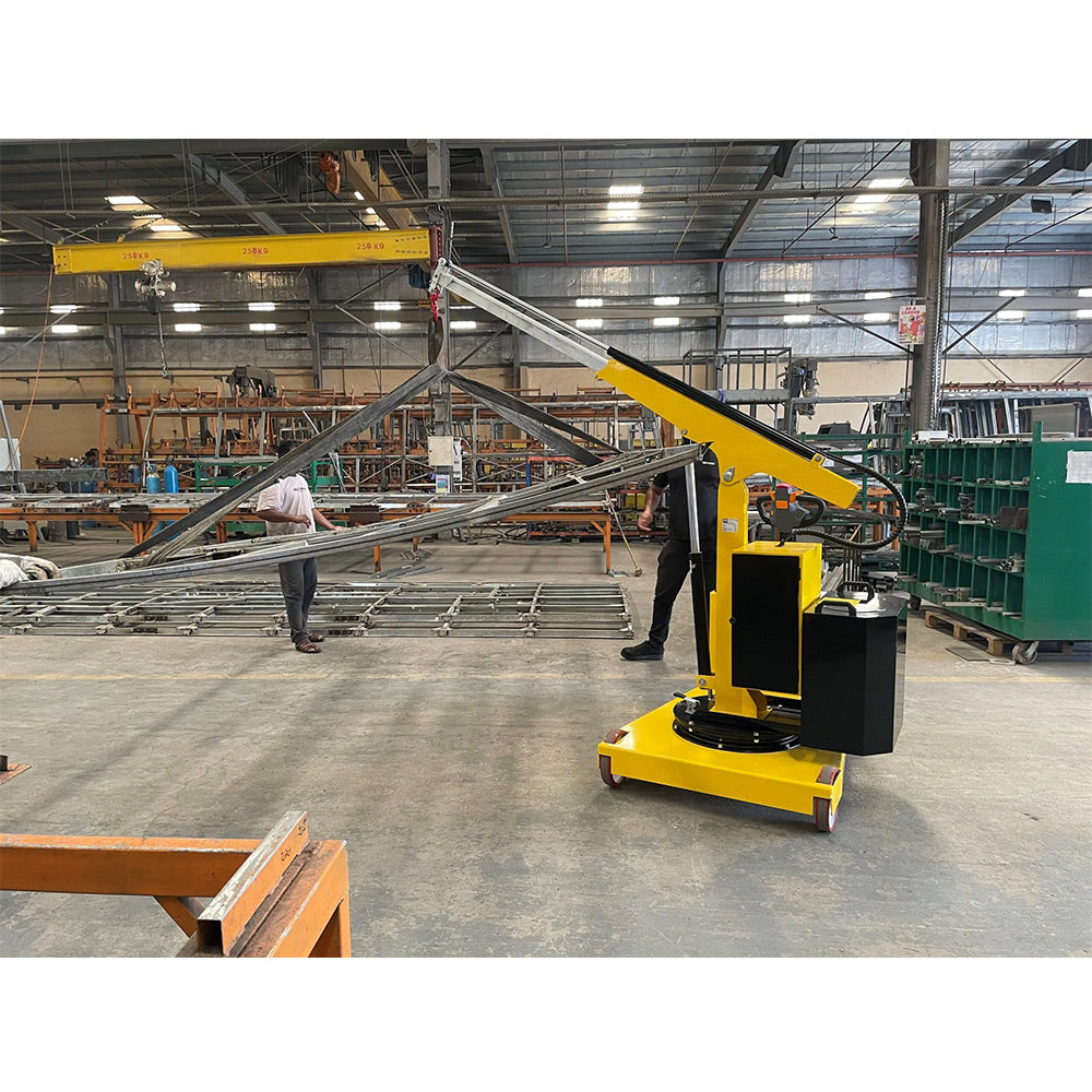 AxA FLEX G500SBL CON LEVE - Gru girevole a trazione elettrica con singolo sfilo e portata 500KG