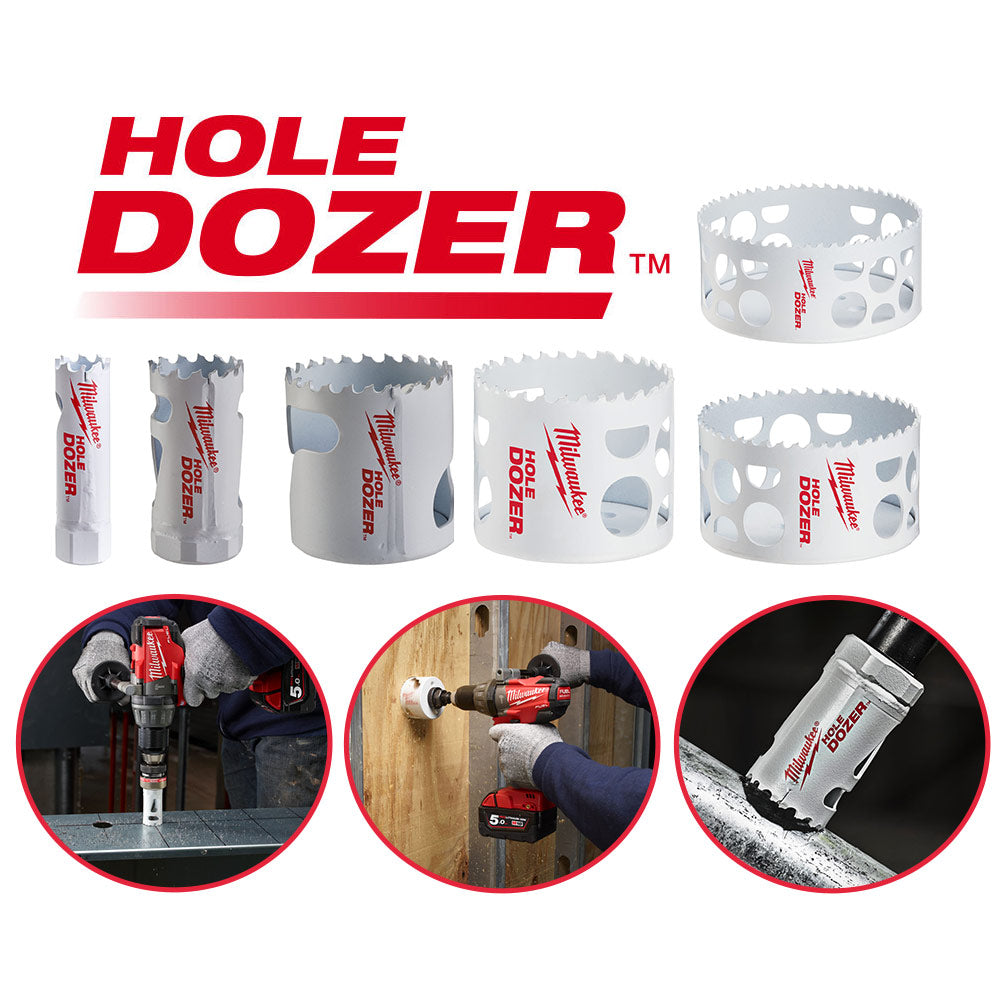 Milwaukee HOLE DOZER Sega a tazza bimetallica - misura a scelta