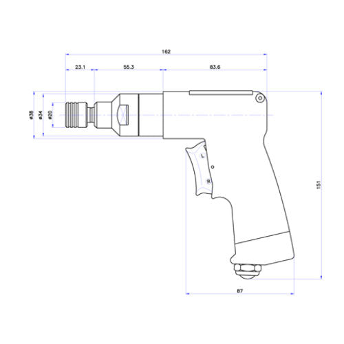 Ober ERGOR22 - Avvitatore pneumatico con frizione