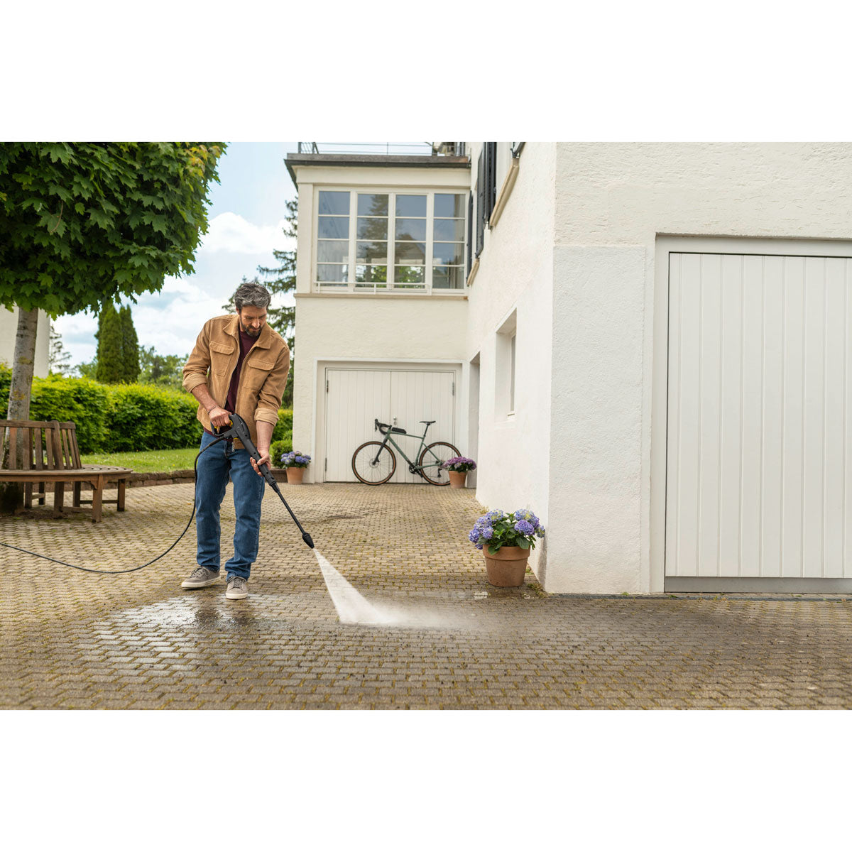 Karcher K 5 Black T5 - Idropulitrice con doppia lancia e patio