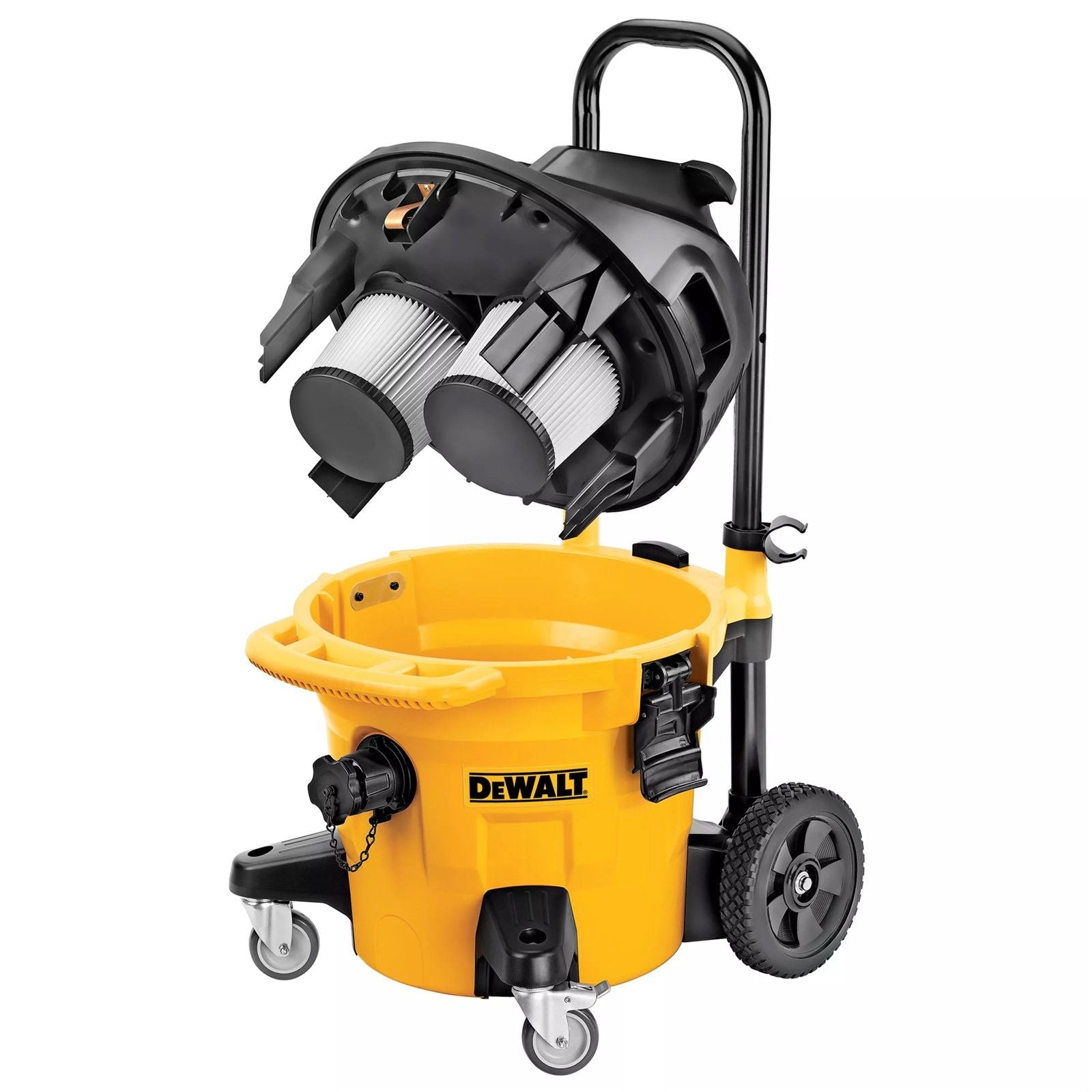 ASPIRATORE ASPIRAPOLVERE PROFESSIONALE 1400W 38l DEWALT DWV902M BIDONE UTILIZZO 