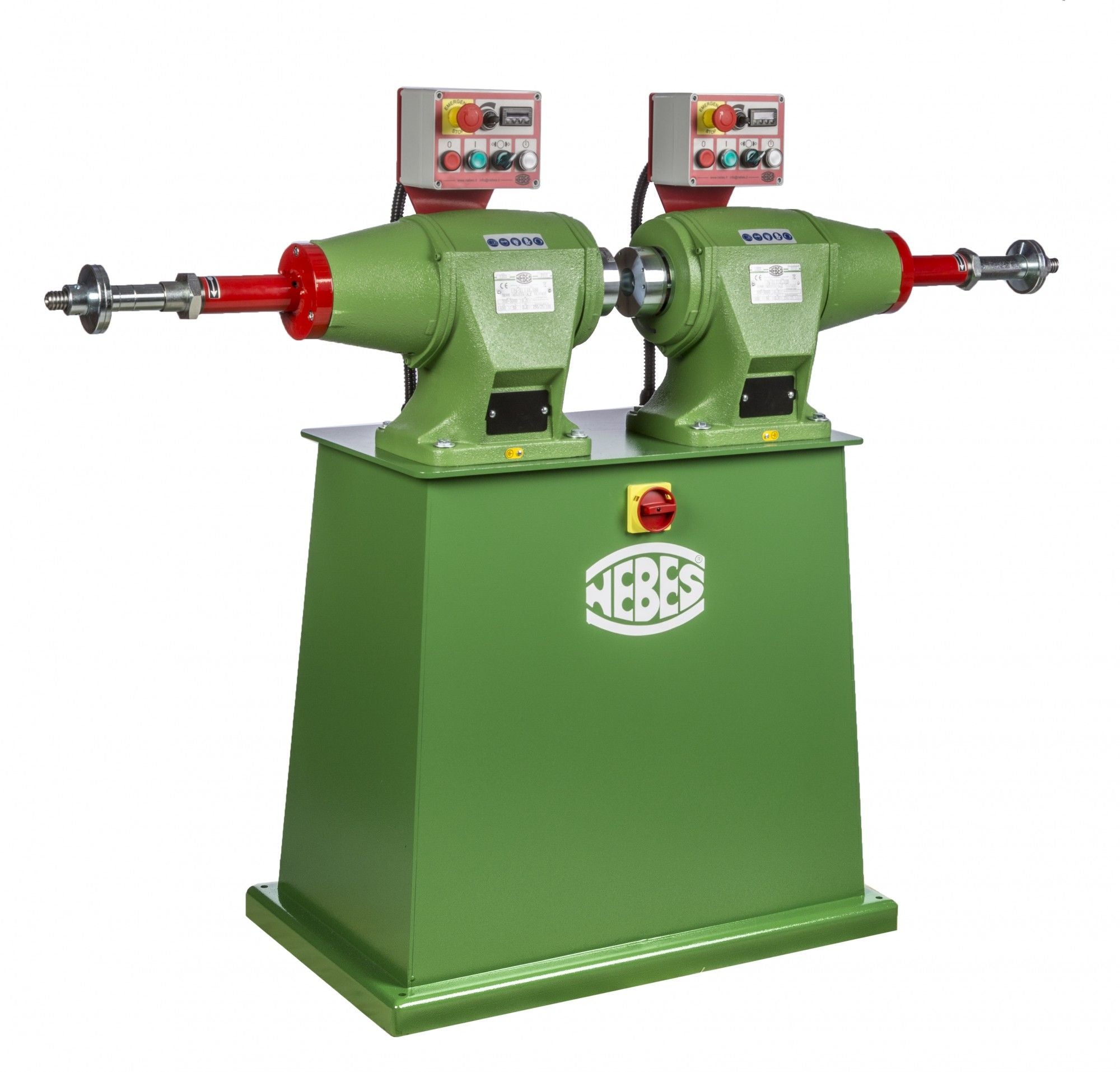 Pulitrice a doppio motore Nebes P6-DI serie industriale in ghisa - 4,0 + 4,0 HP trifase