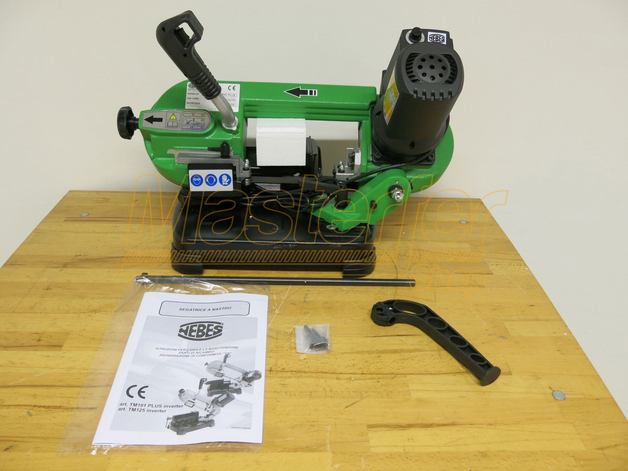 Segatrice a nastro Nebes TM101 PLUS vista anteriore
