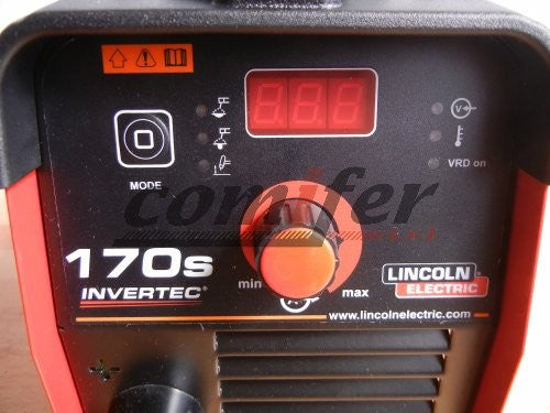 Saldatrice inverter Lincoln Electric Invertec 170S (160 A) senza cavi