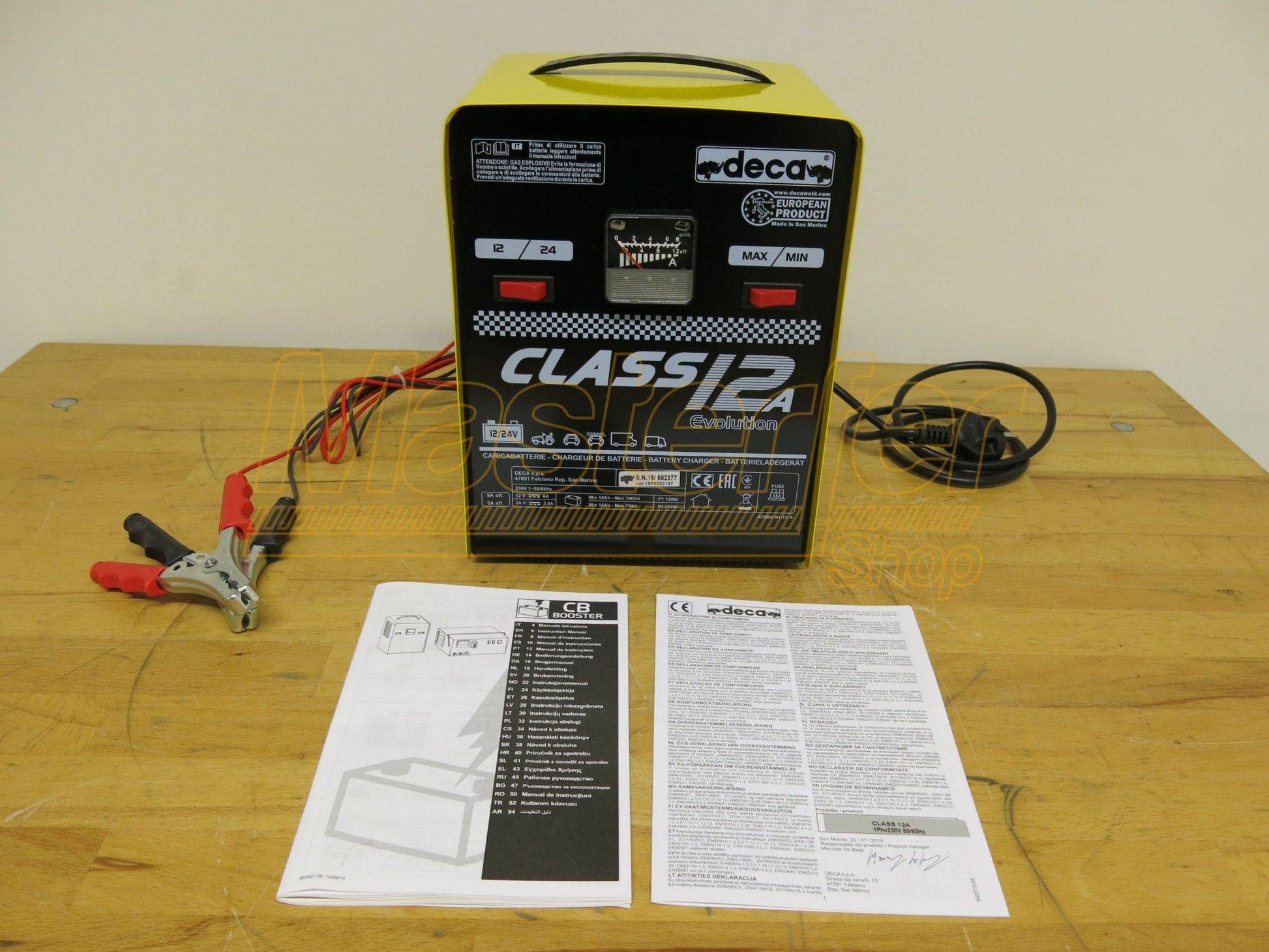 Caricabatterie elettromeccanico 12-24V Deca CLASS 12A (carica 9 A)