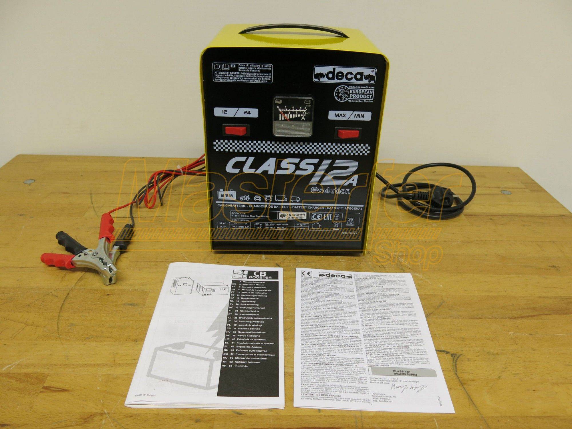 Caricabatterie elettromeccanico 12-24V Deca CLASS 12A (carica 9 A)
