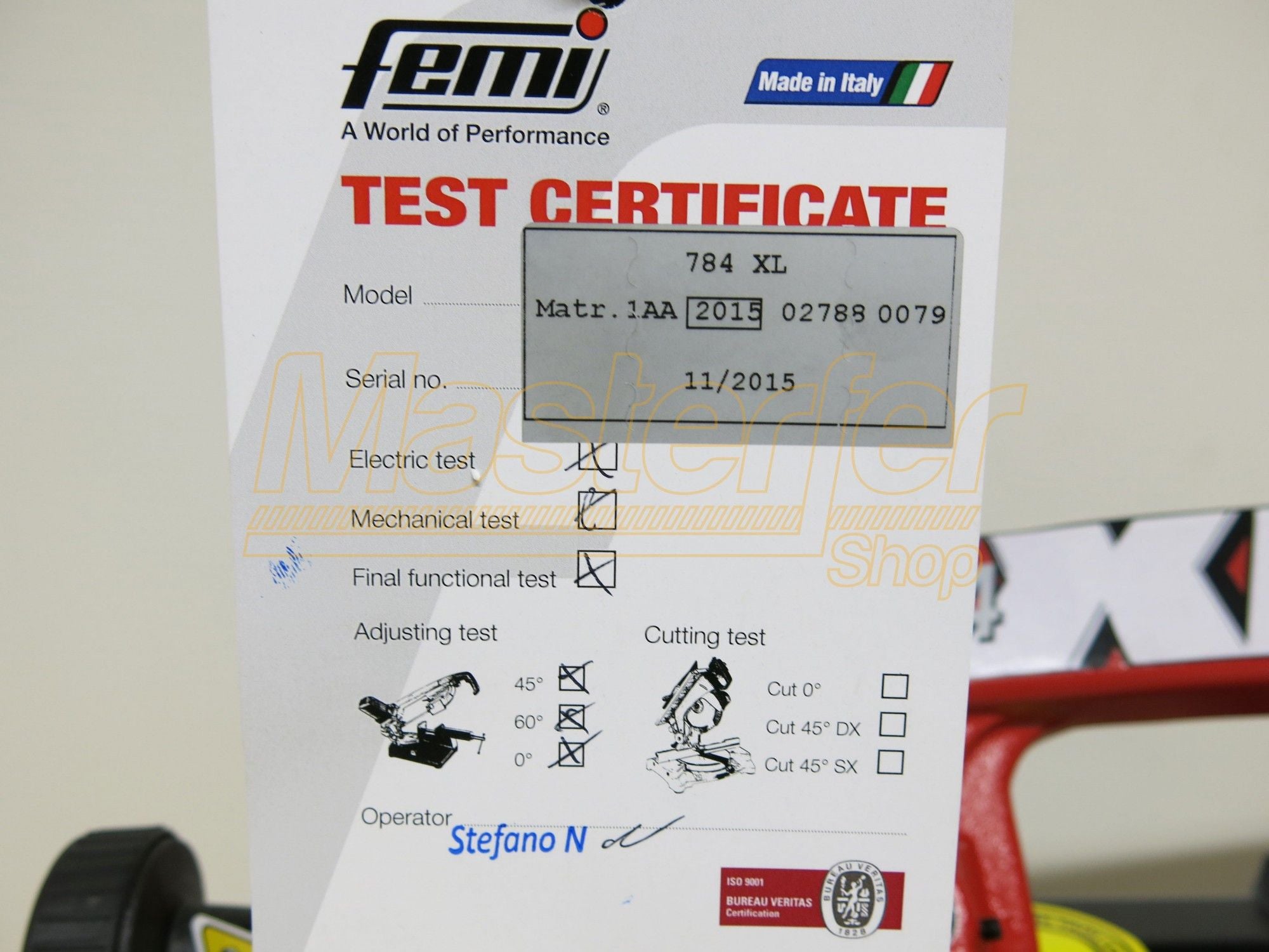 Segatrice a nastro Femi 784 XL