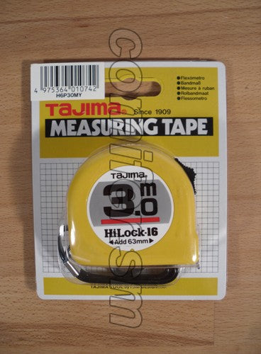 Flessometro 3 metri Tajima HiLock H6P30MY