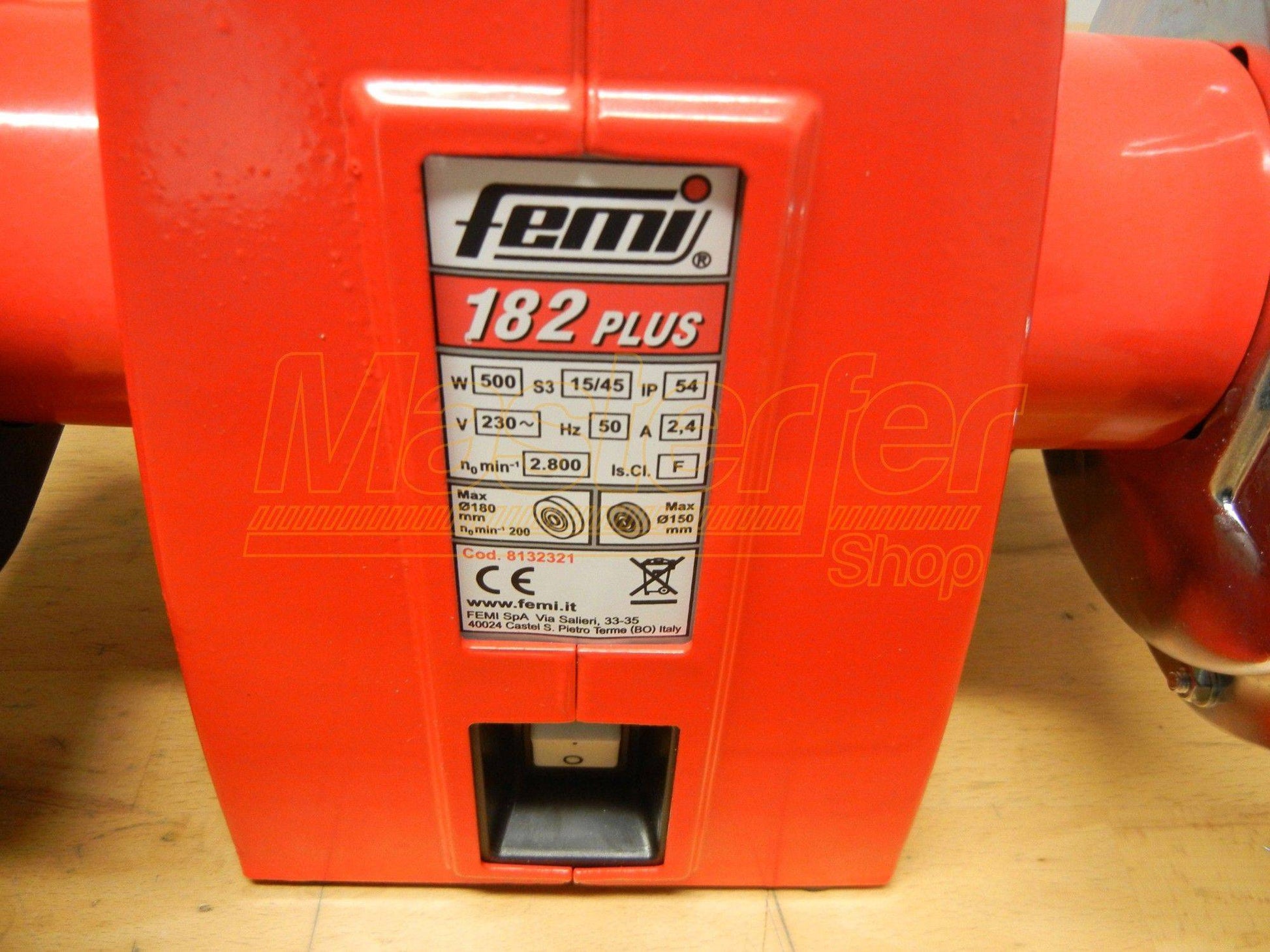 Affilatrice combinata Femi 182 Plus - 500W con mola a secco 150x20