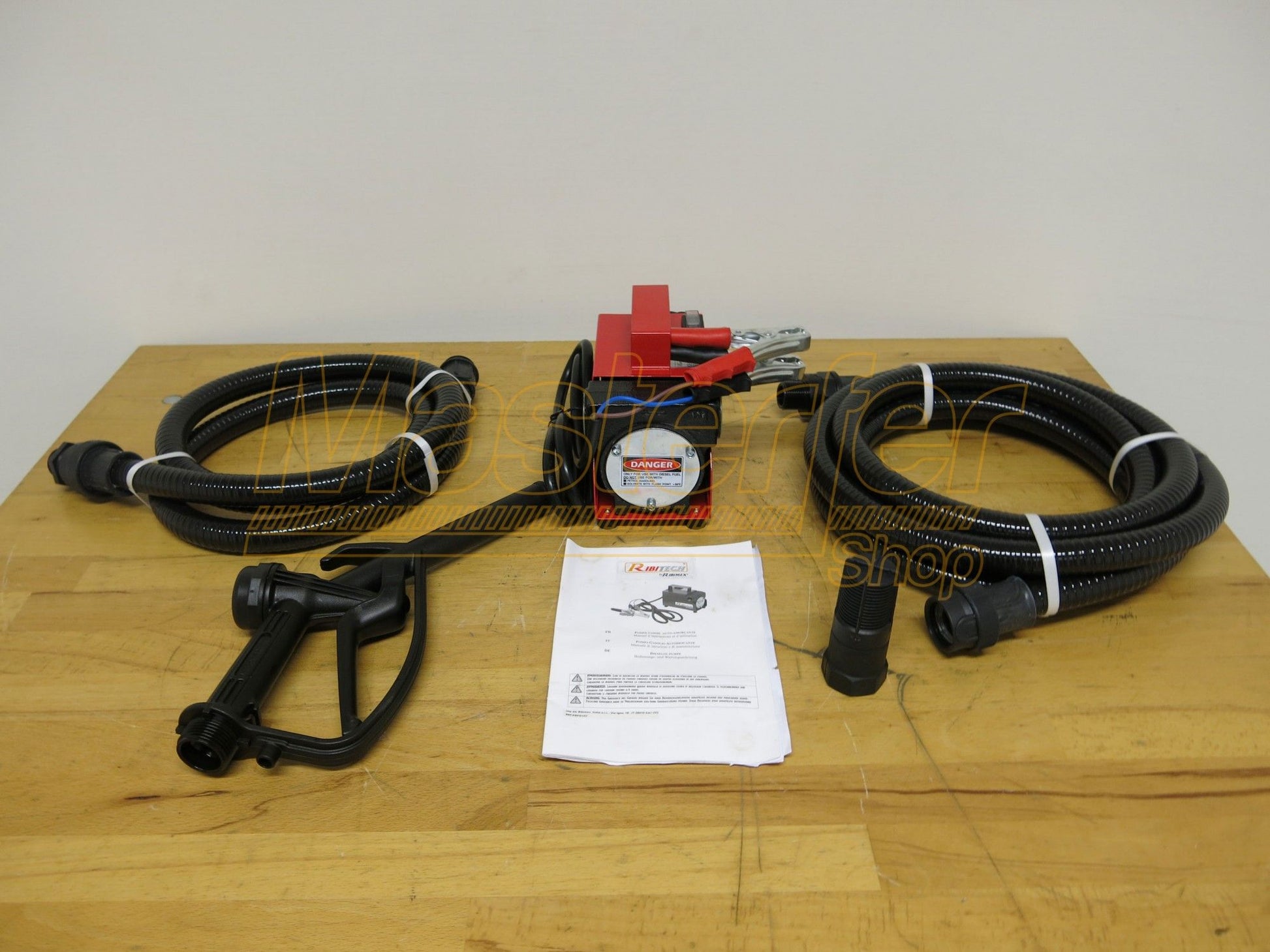 Pompa travaso gasolio autoadescante 12V Ribitech PRKG12V - con KIT pronta all'uso