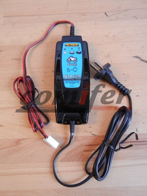 Caricabatterie mantenitore automatico inverter 6V Deca SM 608