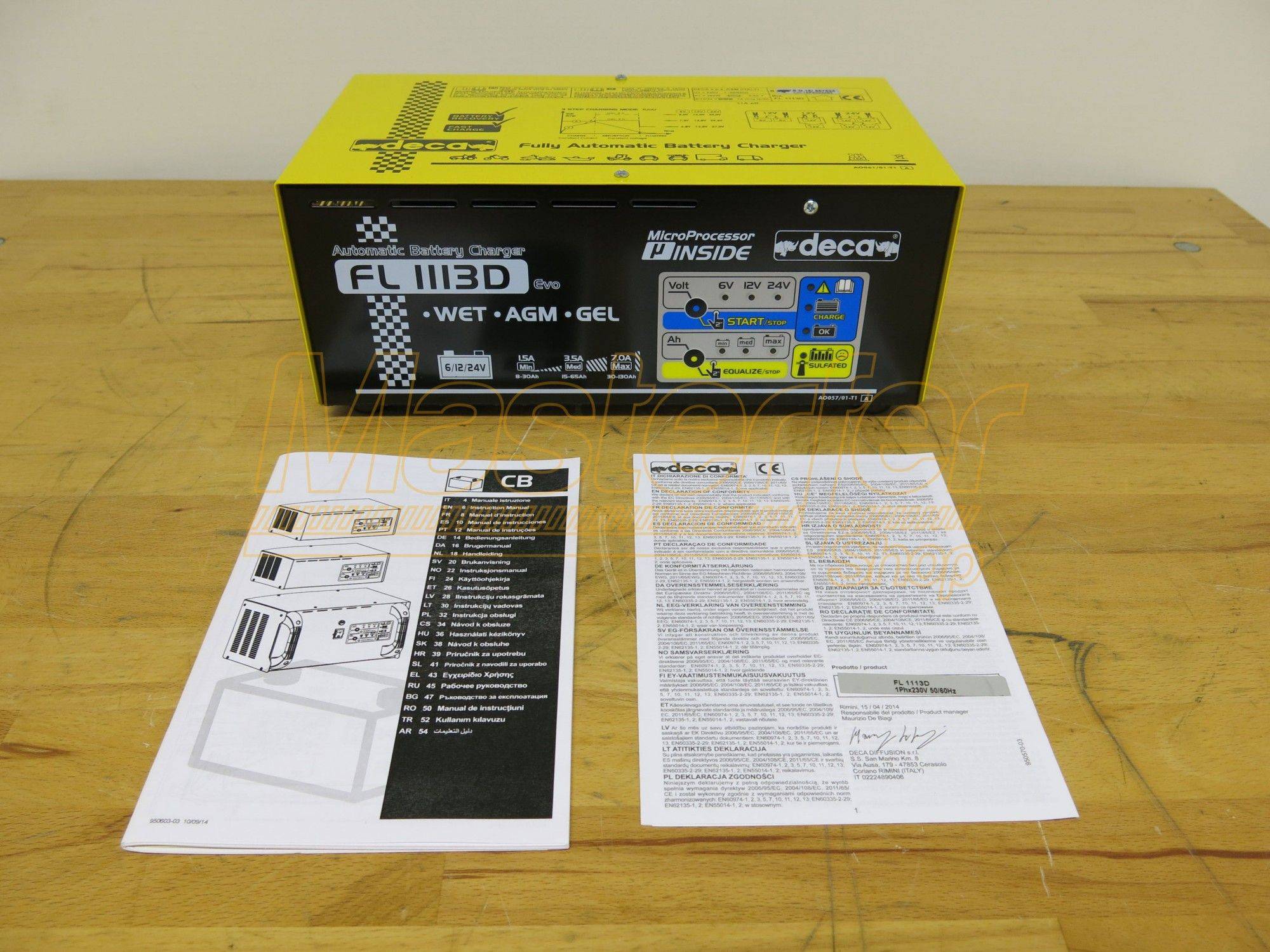 Caricabatterie mantenitore 6-12-24V Deca FL 1113D