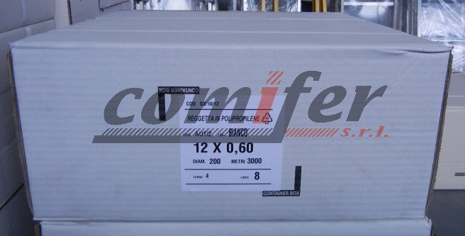 Reggia in polipropilene 12x0,6 Bianca