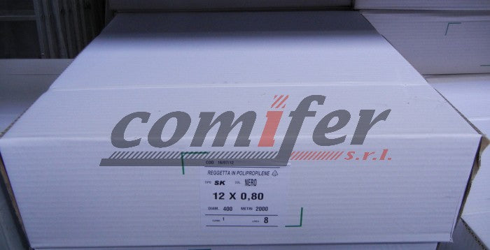 Reggia in polipropilene 12x0,8 Nera