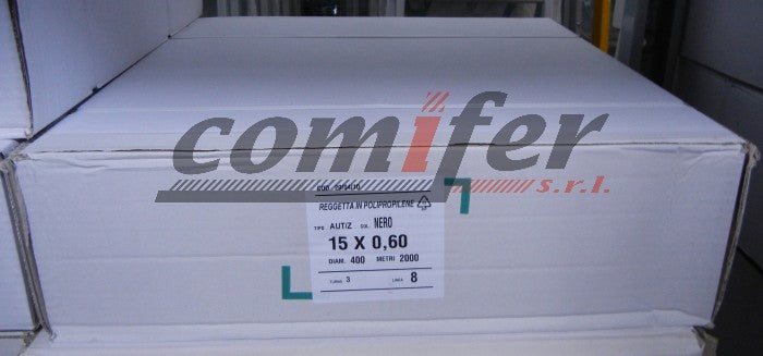 Reggia in polipropilene 15x0,6 Nera