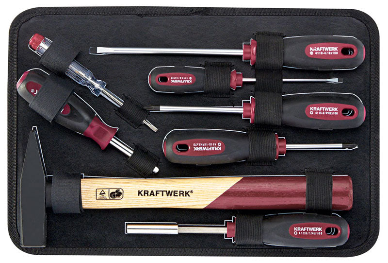 VALIGETTA CASSETTA PORTA ATTREZZI COMPATTA KRAFTWERK ALUPRO 3944 (123 PZ)
