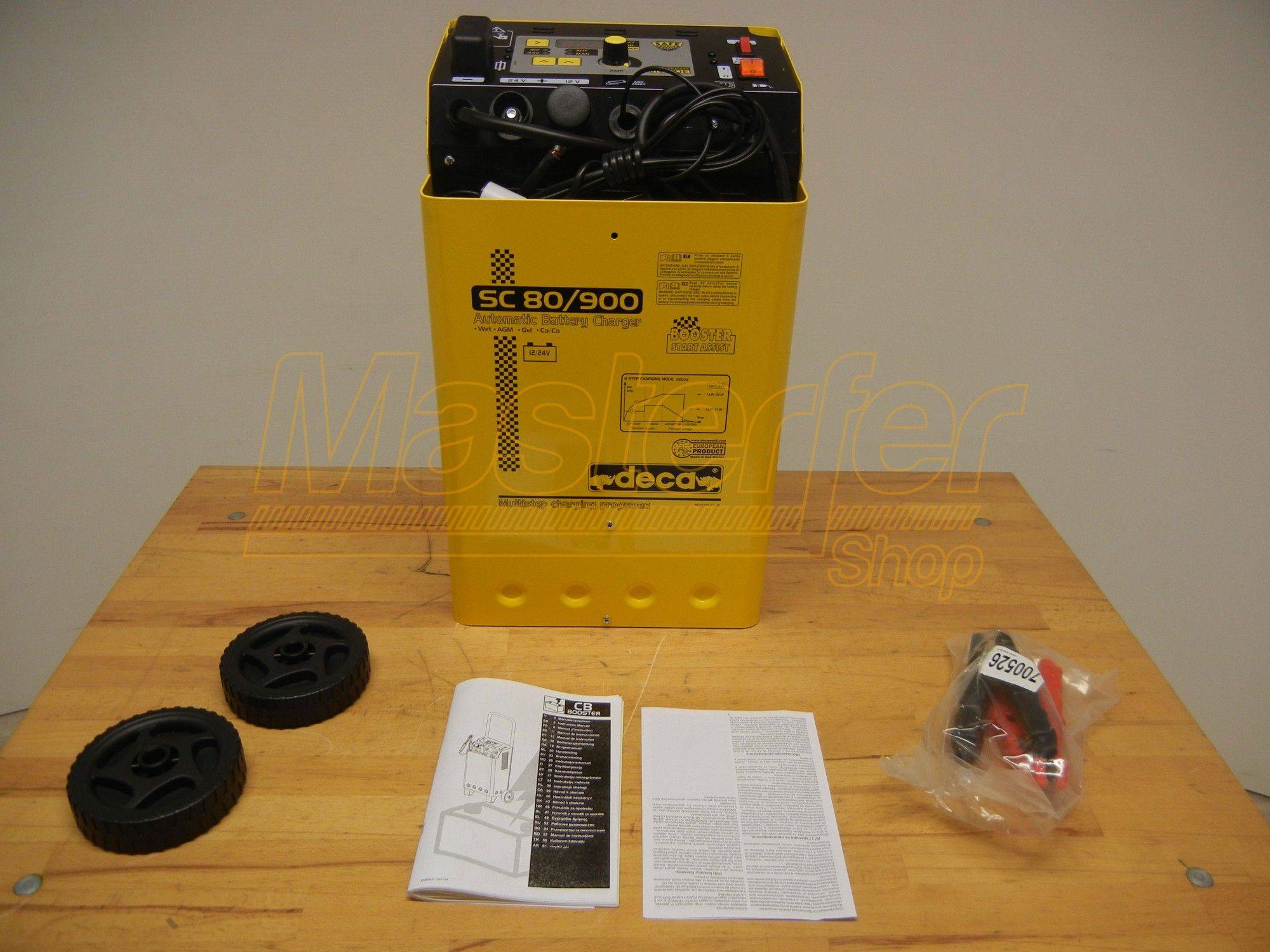 Avviatore caricabatterie mantenitore 12-24V - Deca SC80/900