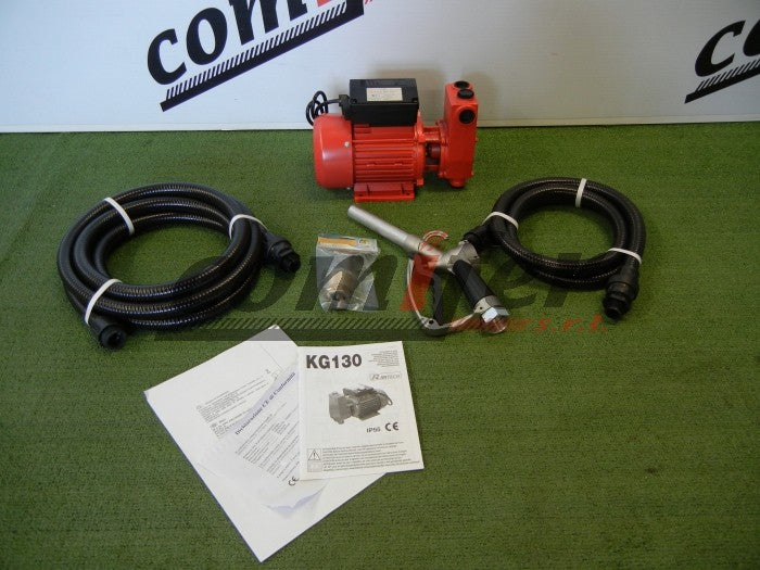 Pompa travaso gasolio semi-autoadescante Ribitech PRKG130 - con KIT PRO pronta all'uso