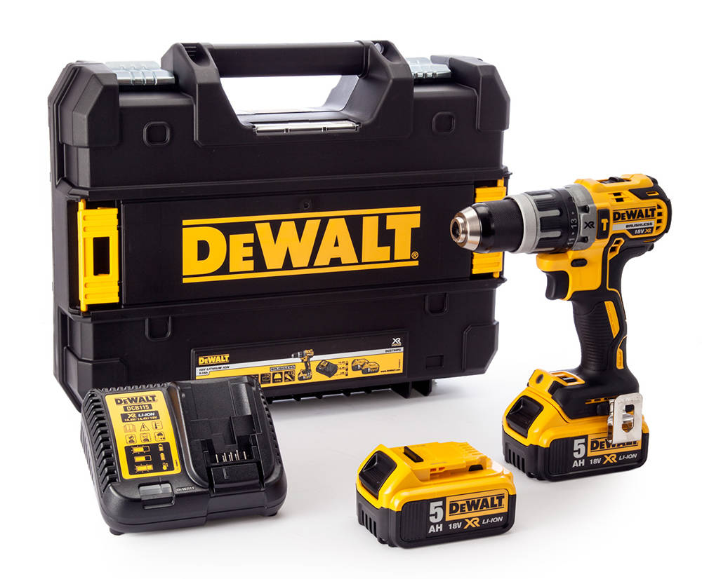 Trapano avvitatore Dewalt DCD796P2 18V BRUSHLESS a percussione 2X5AH