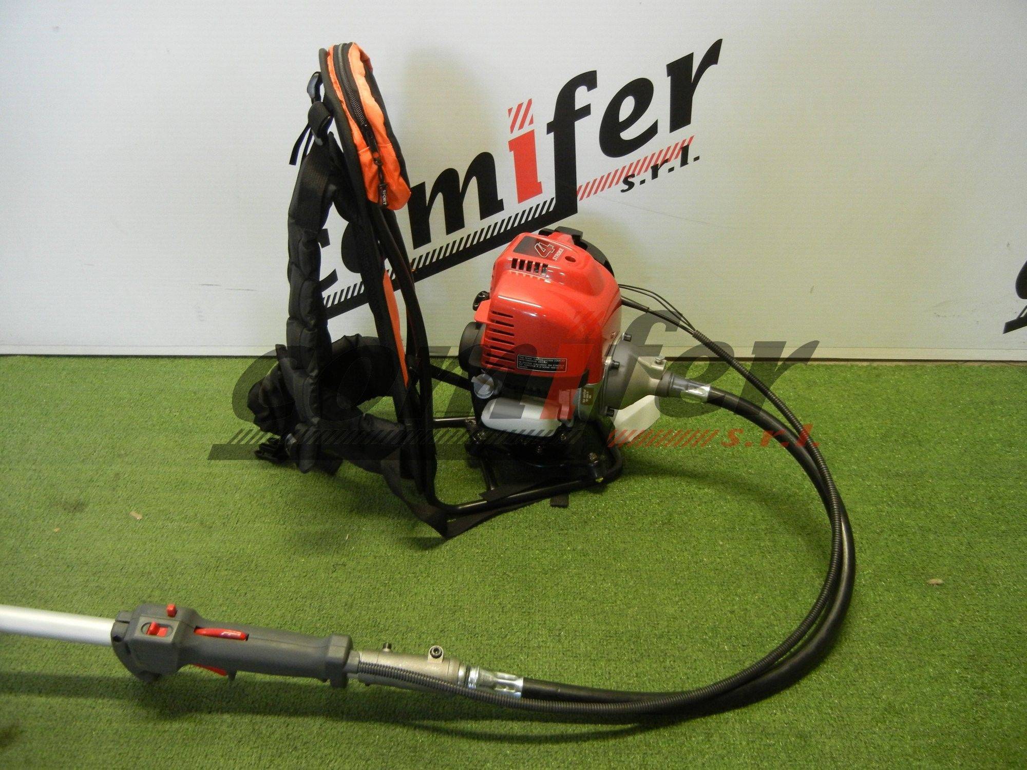 Decespugliatore a zaino motore 4 tempi HONDA GX35 spalleggiato